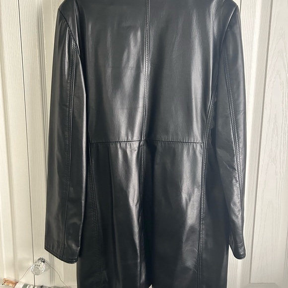 NWOT Ladies Vintage Leather Ranch Coat - Picture 10 of 15